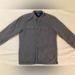 O’Neill button up jacket/shirt. Color-Dark Gray. Size-Large.
